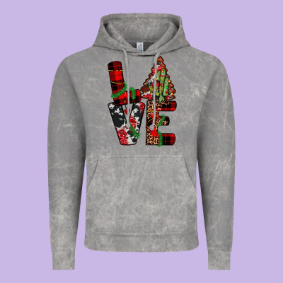 Christmas Love Vintage Hoodie Designed By Jahusdesignshop