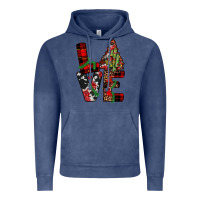 Vintage Denim christmas love Vintage Hoodie - JahusDesignShop