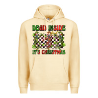 Pina Colada dead inside but it's christmas dancing skeletons Premium Hoodie - BarkalooDesign