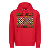 Red dead inside but it's christmas dancing skeletons Premium Hoodie - BarkalooDesign