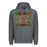 Rock dead inside but it's christmas dancing skeletons Premium Hoodie - BarkalooDesign