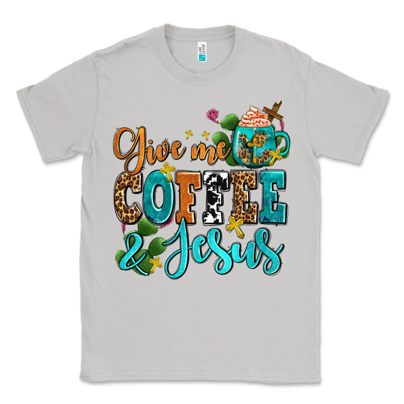 Gıve Me Coffee And Jesus Classic Tee by AdoDesignShop | Teevron