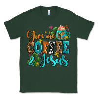 Sports Green gıve me coffee and jesus Classic Tee - AdoDesignShop