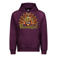 Turkey Rainbow Thankful Thanksgiving Urban Hoodie | Teevron