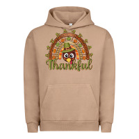 Pigment Burro Turkey rainbow thankful thanksgiving Urban Hoodie - NancyCooperArtShop