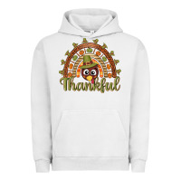 Pigment Lunar Rock Turkey rainbow thankful thanksgiving Urban Hoodie - NancyCooperArtShop