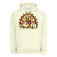 Pigment Pistachio Turkey rainbow thankful thanksgiving Urban Hoodie - NancyCooperArtShop