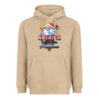 Mushroom America ice cream Heavyweight Hoodie - NancyCooperArtShop