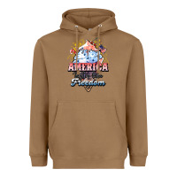 Toasted Coconut America ice cream Heavyweight Hoodie - NancyCooperArtShop