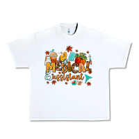White medical assistant Urban Heavy Tee - AdoDesignShop