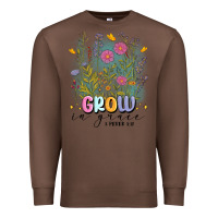 Chestnut grow in grace Premium Sweatshirt - MaliasSmallBusiness