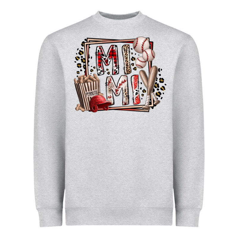 Mimi Baseball Heavyweight Sweatshirt by RacoonDesign | Teevron