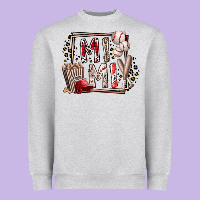 Mimi Baseball Heavyweight Sweatshirt Designed By Racoondesign