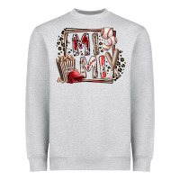 Heather Grey mimi baseball Heavyweight Sweatshirt - RacoonDesign