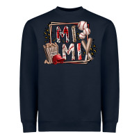 Navy mimi baseball Heavyweight Sweatshirt - RacoonDesign