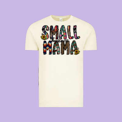 Small Busines Mama Vintage Tee Designed By Cowhidedigitalart