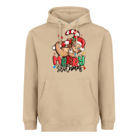 Merry Slothmas Heavyweight Hoodie | Teevron