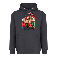 Smoke merry slothmas Heavyweight Hoodie - MaliasSmallBusiness