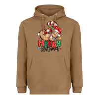 Toasted Coconut merry slothmas Heavyweight Hoodie - MaliasSmallBusiness