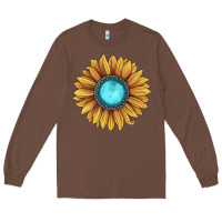 Chestnut sunflower gemstone Long Sleeve Tee - JahusDesignShop