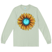 Matcha sunflower gemstone Long Sleeve Tee - JahusDesignShop