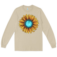 Mushroom sunflower gemstone Long Sleeve Tee - JahusDesignShop
