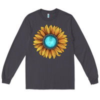 Smoke sunflower gemstone Long Sleeve Tee - JahusDesignShop