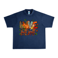 Navy love fall  yall Urban Heavy Tee - AdoDesignShop