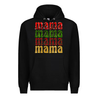 Black Christmas mama Premium Hoodie - BarkalooDesign
