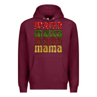 Burgundy Christmas mama Premium Hoodie - BarkalooDesign