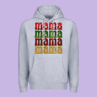 Christmas Mama Premium Hoodie Designed By Barkaloodesign