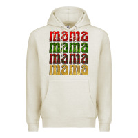 Oatmeal Heather Christmas mama Premium Hoodie - BarkalooDesign