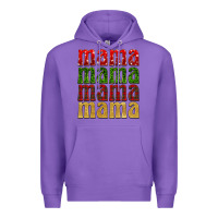 Purple Christmas mama Premium Hoodie - BarkalooDesign