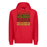 Red Christmas mama Premium Hoodie - BarkalooDesign