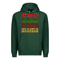 Sports Green Christmas mama Premium Hoodie - BarkalooDesign