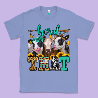 Herd That Heifers Classic Tee Designed By Jasminsmagicworld