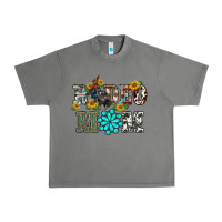 Tornado western rodeo bullfighter mom turquoise gemstones  sunflowers Urban Heavy Tee - BarkalooDesign