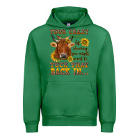 Emerald Your crazy is showing Urban Hoodie - NancyCooperArtShop