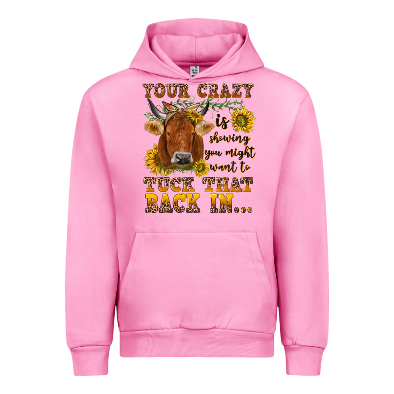 Your Crazy Is Showing Urban Hoodie by NancyCooperArtShop | Teevron