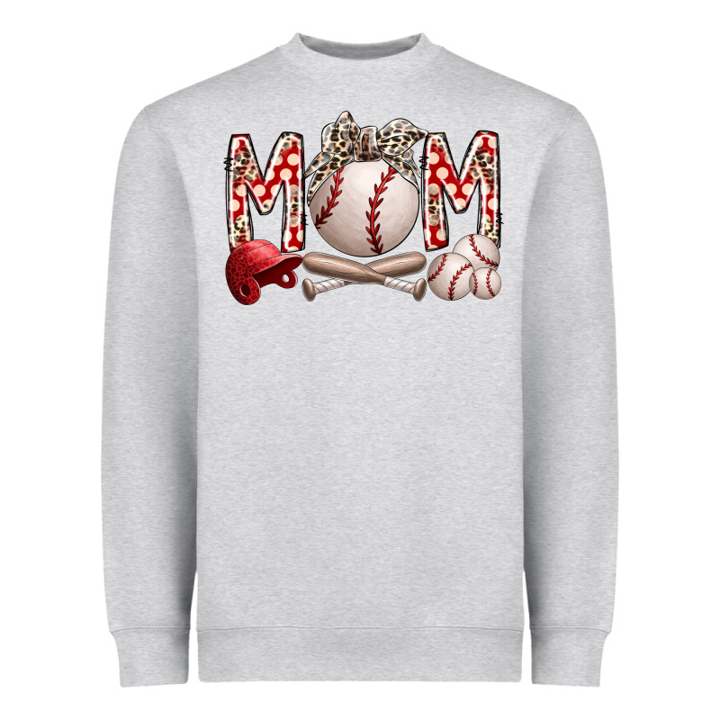 Mom Baseball Heavyweight Sweatshirt by RacoonDesign | Teevron