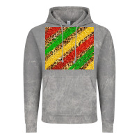 Cloud Rock African colors leopard Vintage Hoodie - Zillion Design Studio
