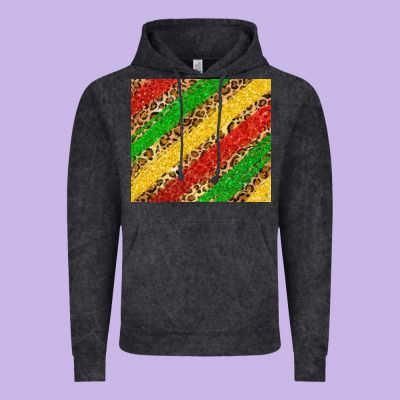 African Colors Leopard Vintage Hoodie Designed By Zillion Design Studio