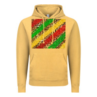 Vintage Mustard African colors leopard Vintage Hoodie - Zillion Design Studio