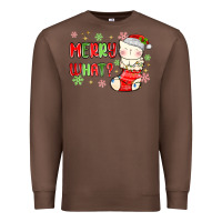 Chestnut merry what christmas cat Premium Sweatshirt - MaliasSmallBusiness