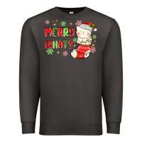Smoke merry what christmas cat Premium Sweatshirt - MaliasSmallBusiness