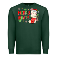 Sports Green merry what christmas cat Premium Sweatshirt - MaliasSmallBusiness