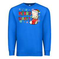 True Royal merry what christmas cat Premium Sweatshirt - MaliasSmallBusiness