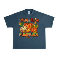 Midnight Navy farm fresh pupkins Urban Heavy Tee - AdoDesignShop