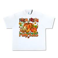 White farm fresh pupkins Urban Heavy Tee - AdoDesignShop