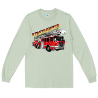 Matcha firefighter fire truck Long Sleeve Tee - Artiststas